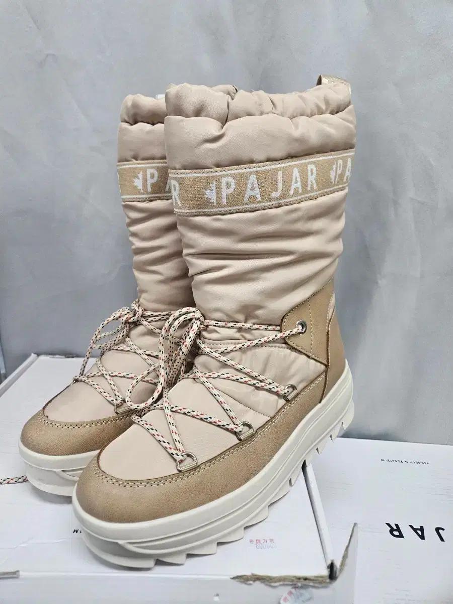 pajar 패딩 부츠 베이지 260