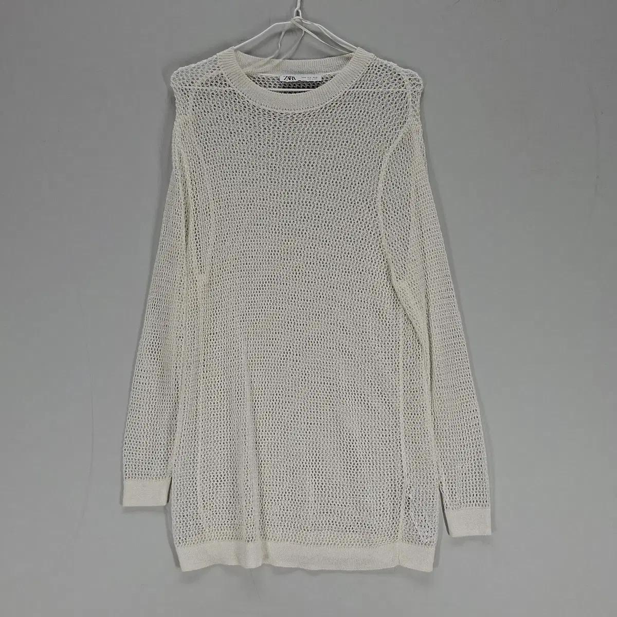 [AI 90%] 자라 여95 니트원피스 봄가을 아이보리 64320