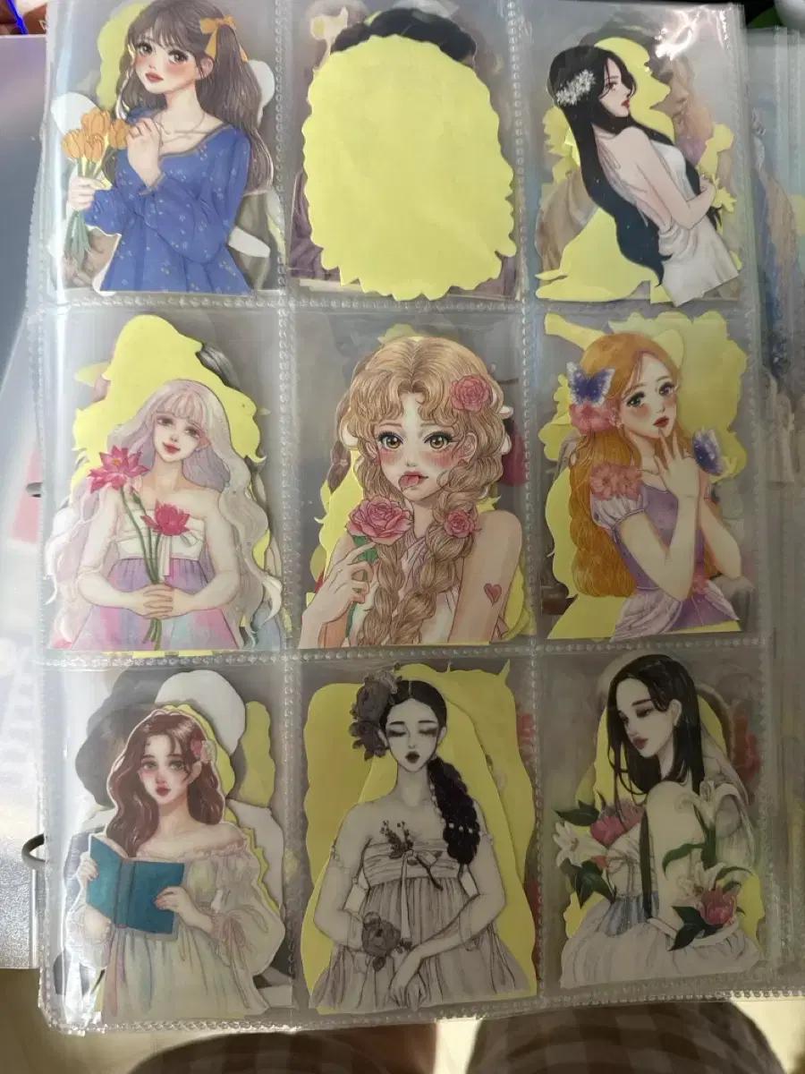 인물 일러스트 스티커 다꾸용 인스컷 파일전체