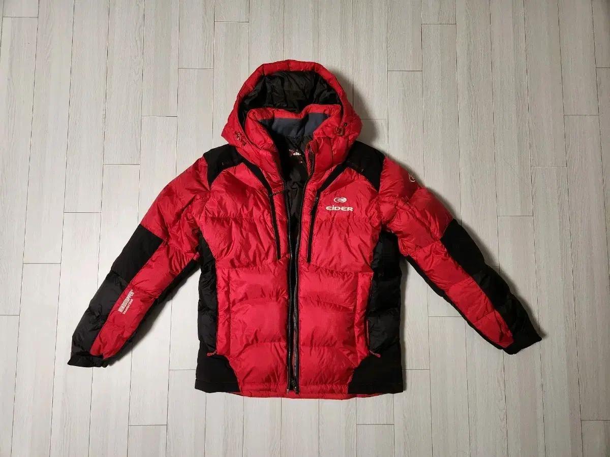아이더 WINDSTOPPER 레드 700 패딩 점퍼 사이즈M