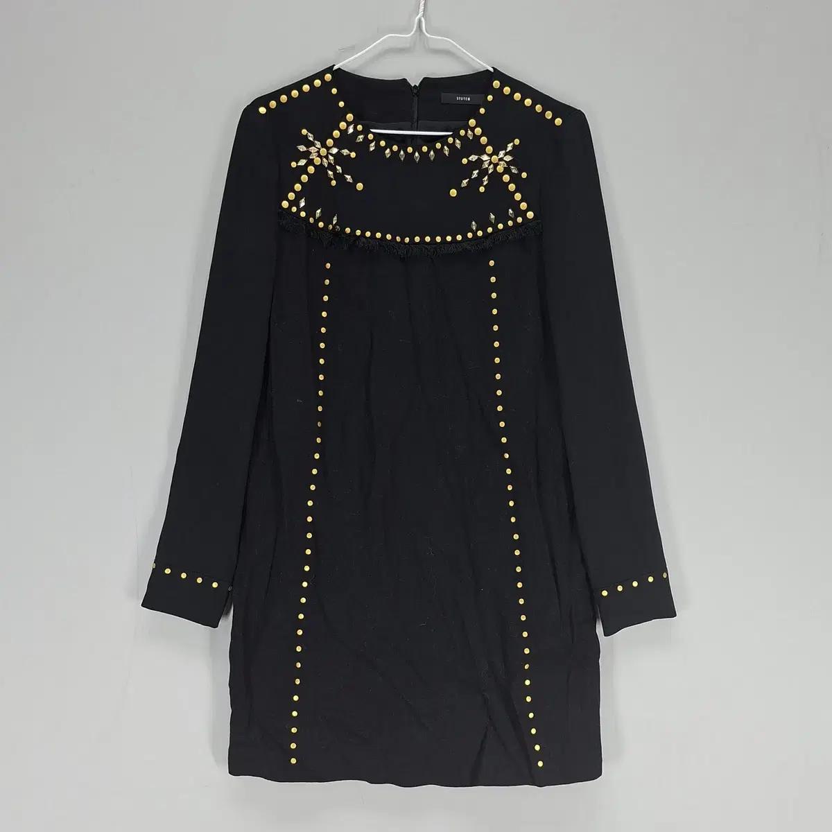 [AI 90%] 시스템한섬 여88 원피스 봄가을 블랙 64347