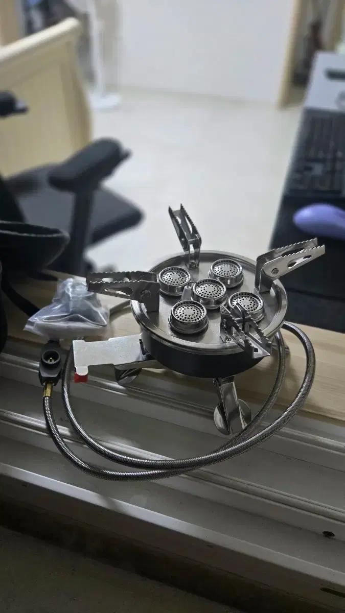 (새제품) 화력짱! 5구 강염버너 캠핑버너 캠핑스토브