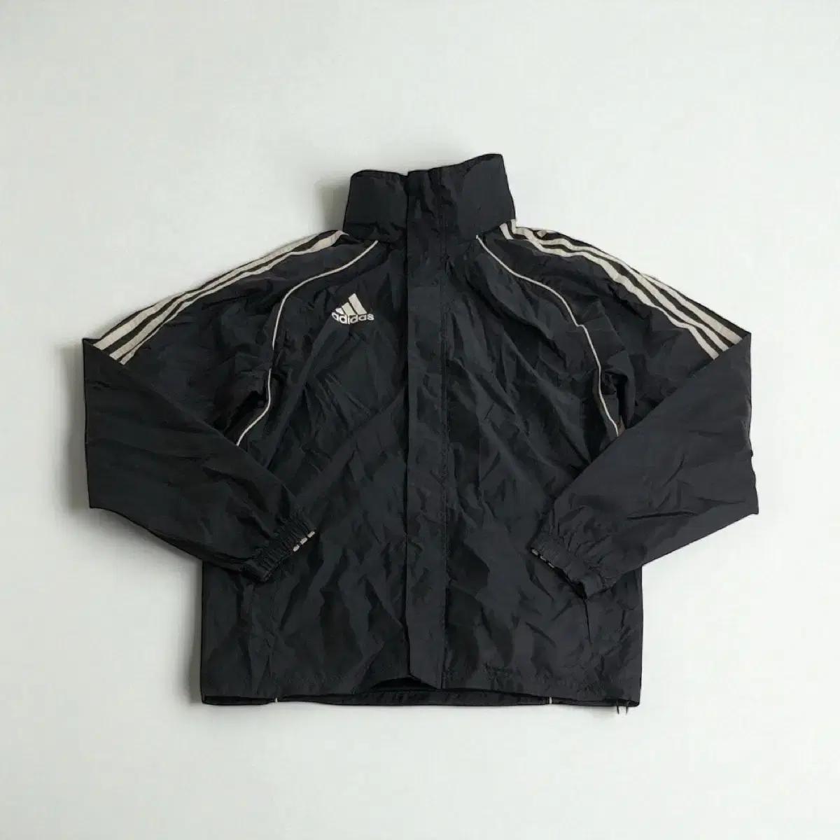 아디다스 블랙 바람막이 자켓 XL