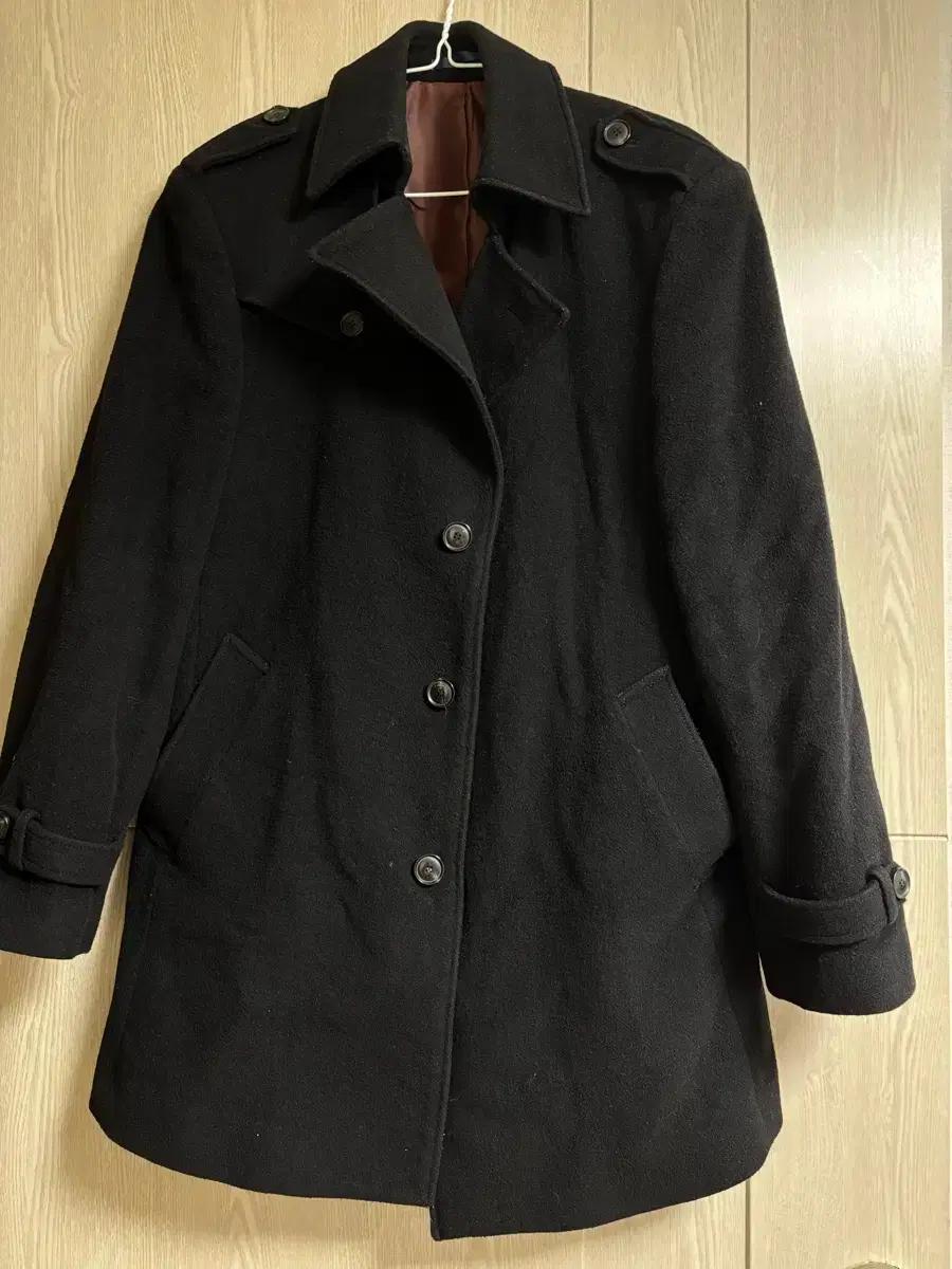 남성 모직 겨울 트렌치 코트