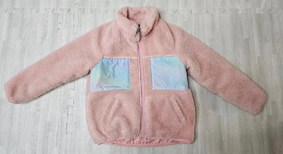 베네통 키즈 플리스 뽀글이 자켓 120