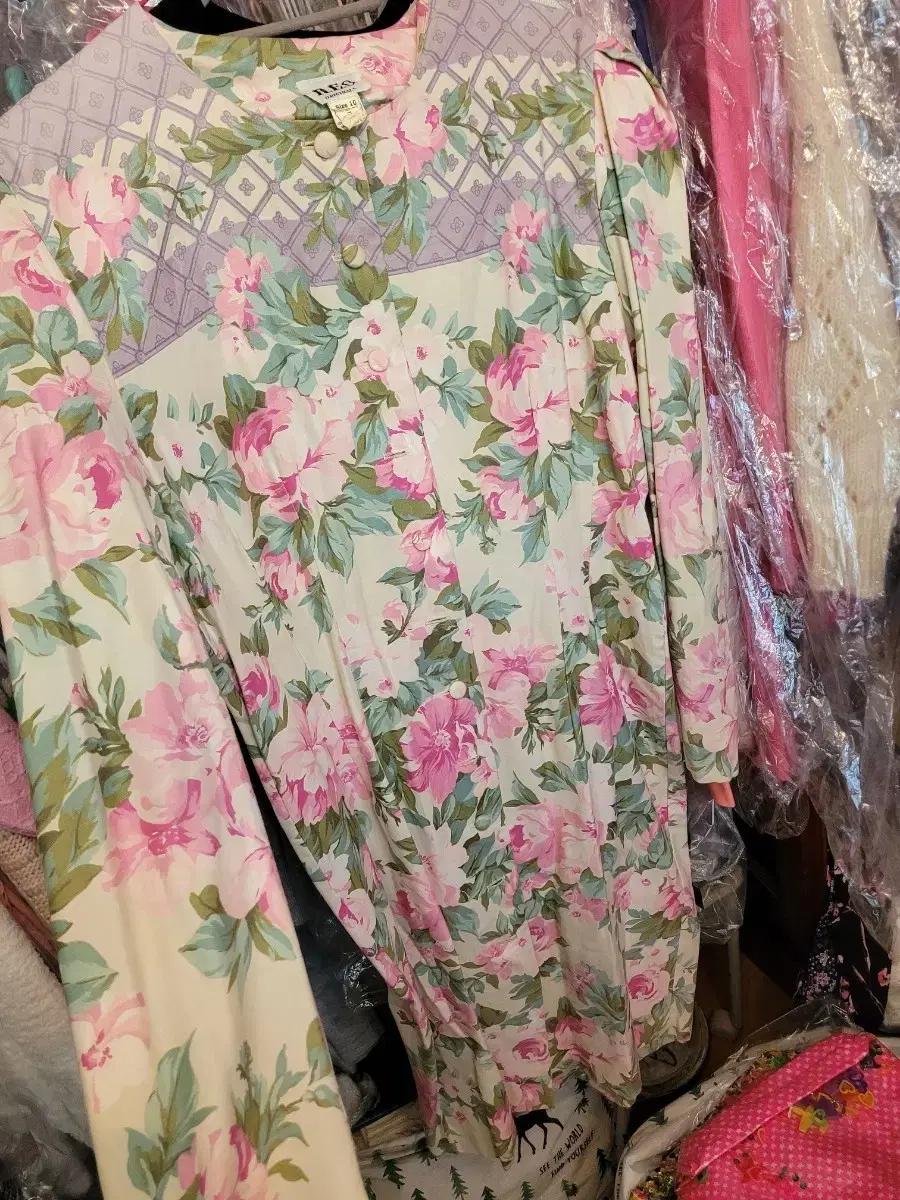 수입 빈티지 플라워 원피스