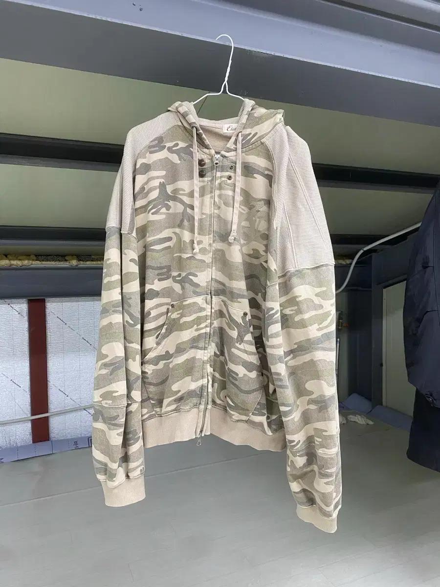 이티씨이 ETCE 카모 후드 집업 L사이즈
