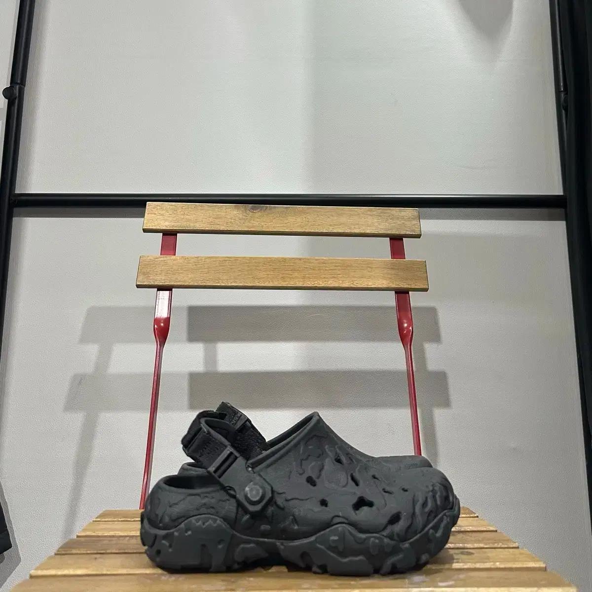 W6) 크록스 슬리퍼 여성 여자 샌들 올테레인 블랙