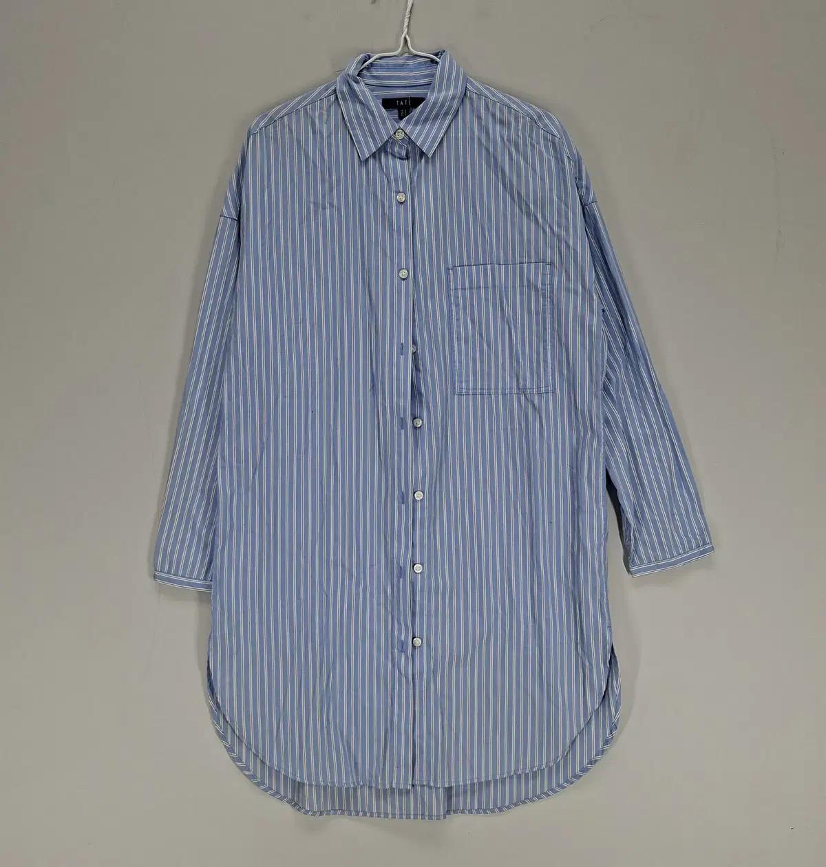 [신동품] 테이트 여100 셔츠원피스 가을겨울 스트라이프 64397