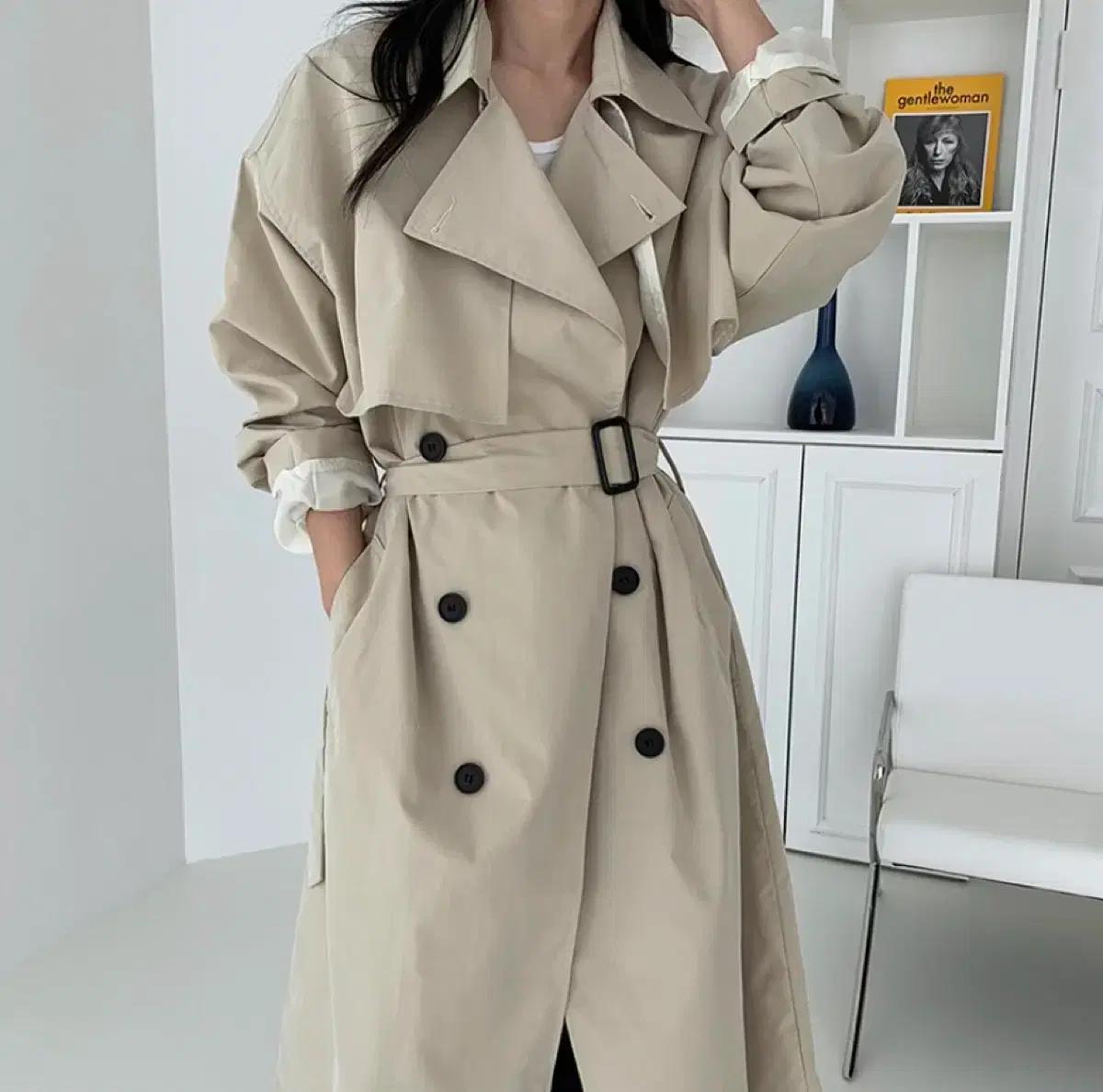 데일리쥬 트렌치 코트 새상품