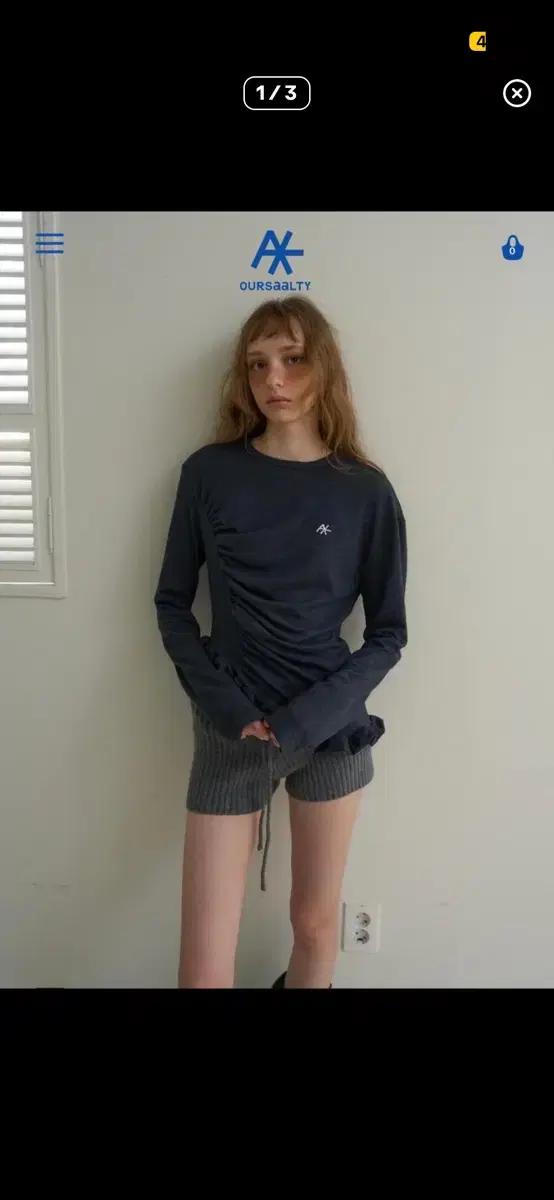 아우어솔티 프릴 티셔츠