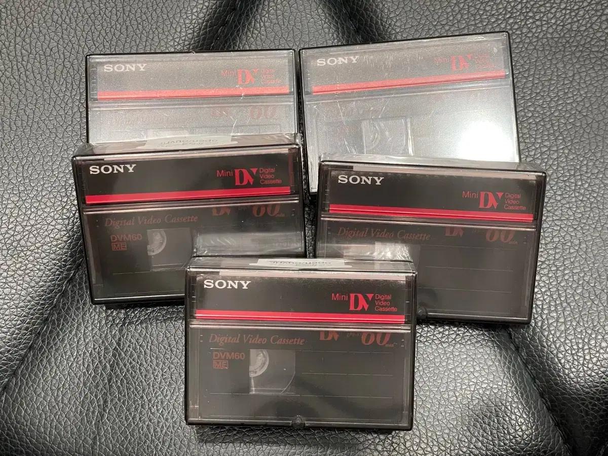 소니 Mini DV DVM60 캠코더 공테이프 미개봉
