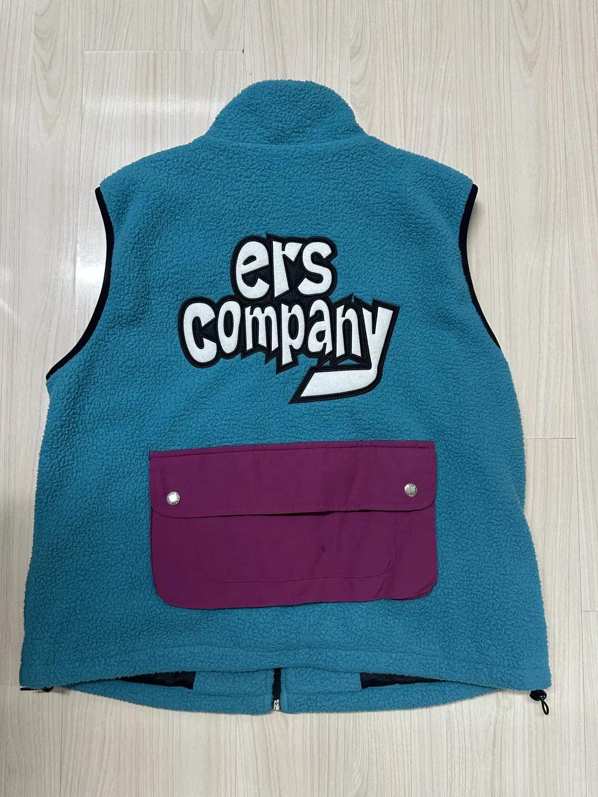 ersco 이알에스코 플리스 백 포켓 베스트 조끼