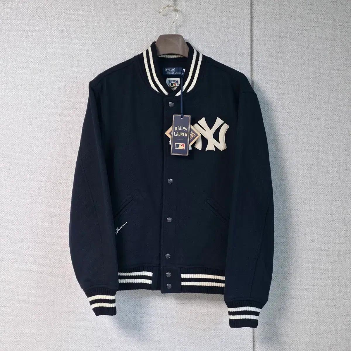 [L] 24FW 폴로 MLB 양키스 울 바시티 자켓 폴로 랄프 로렌