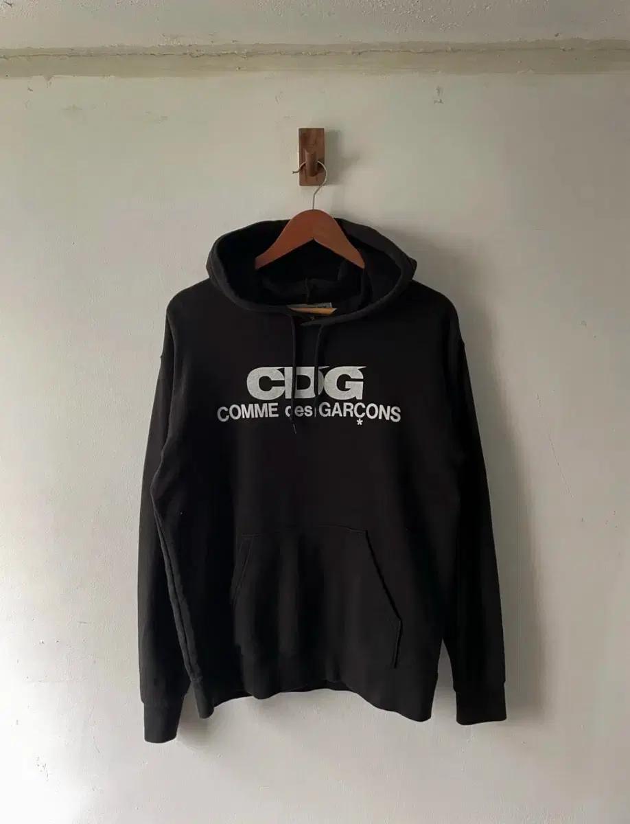 꼼데가르송 CDG 블랙 후드티