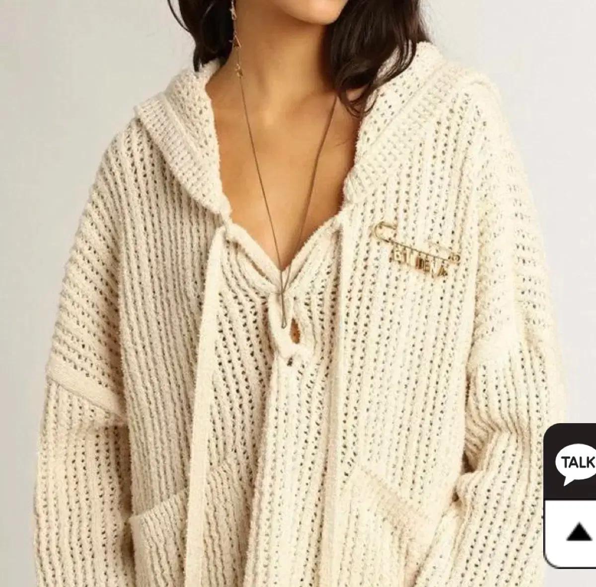 GOLDEN GOOSE 골든구스 여성 파피루스 코튼 니트 후드 판매합니다