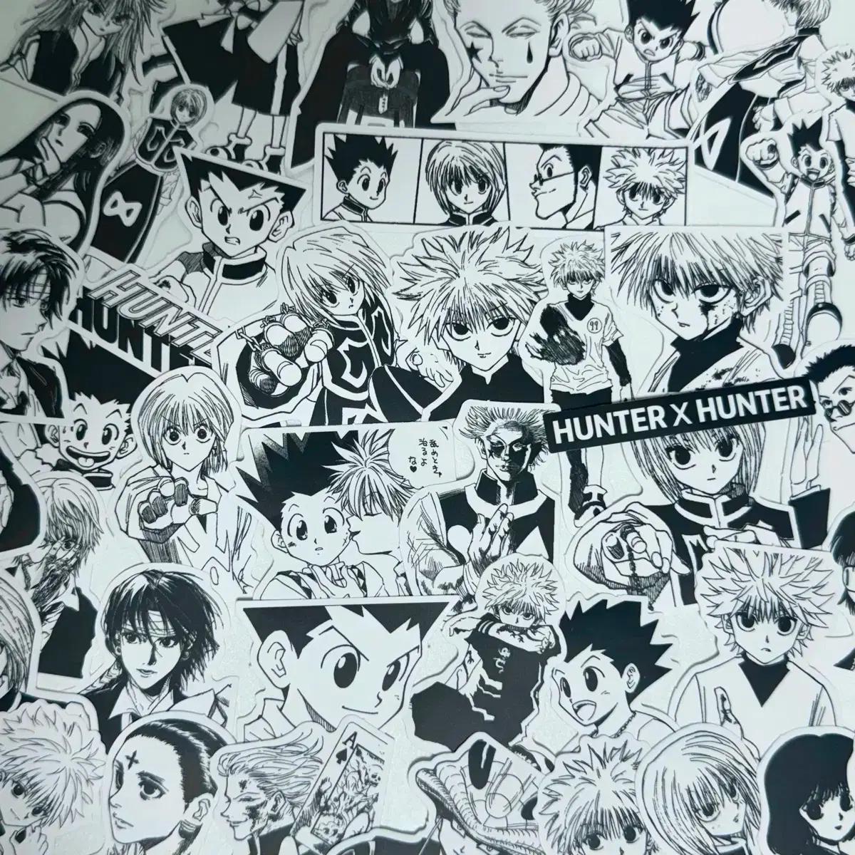 헌터헌터 스티커 키르아크리피카히소카 다꾸인스인컷캐리어핸드폰노트북꾸미기헌헌