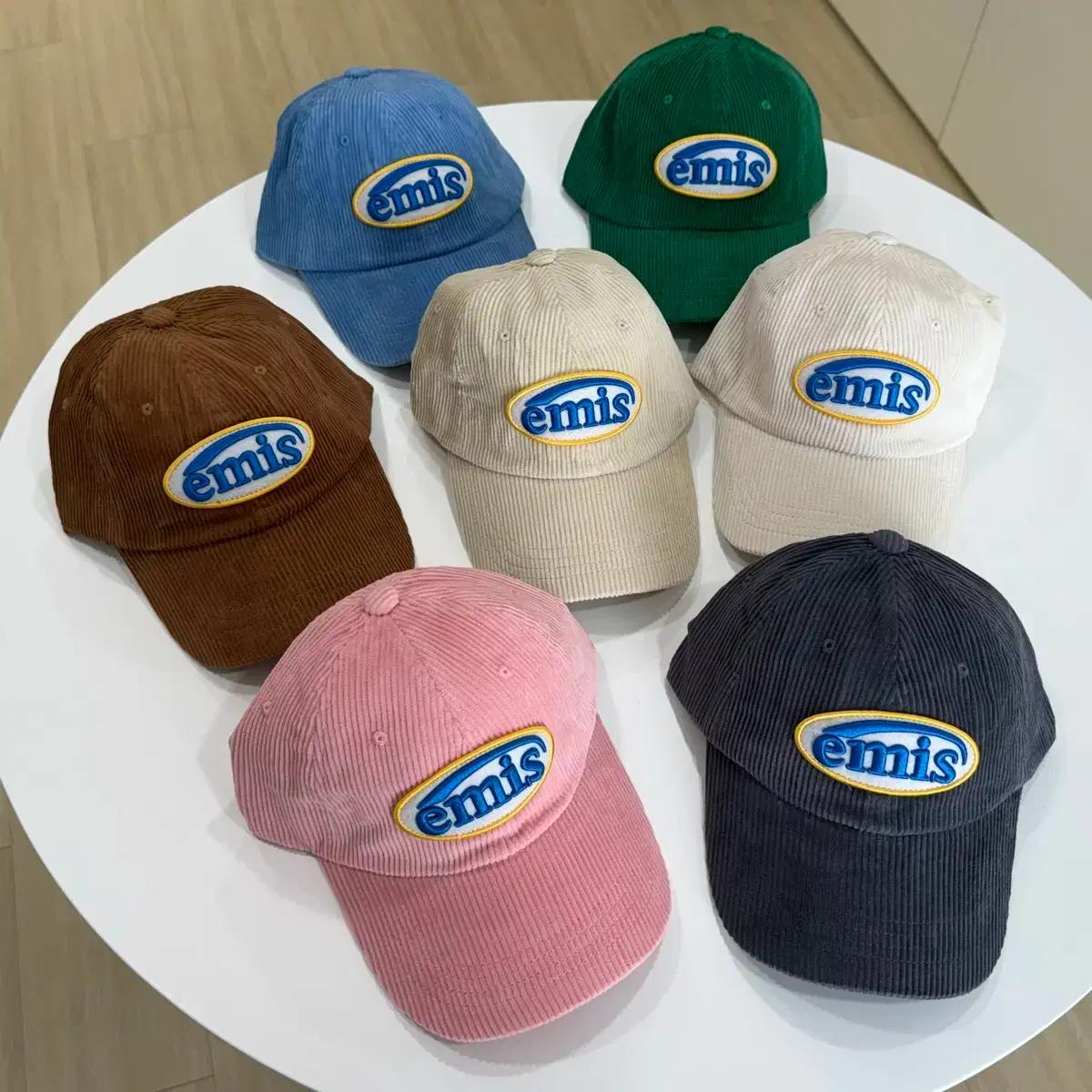 (새상품/정품택) Emis 이미스 코듀로이 볼캡 팝니당