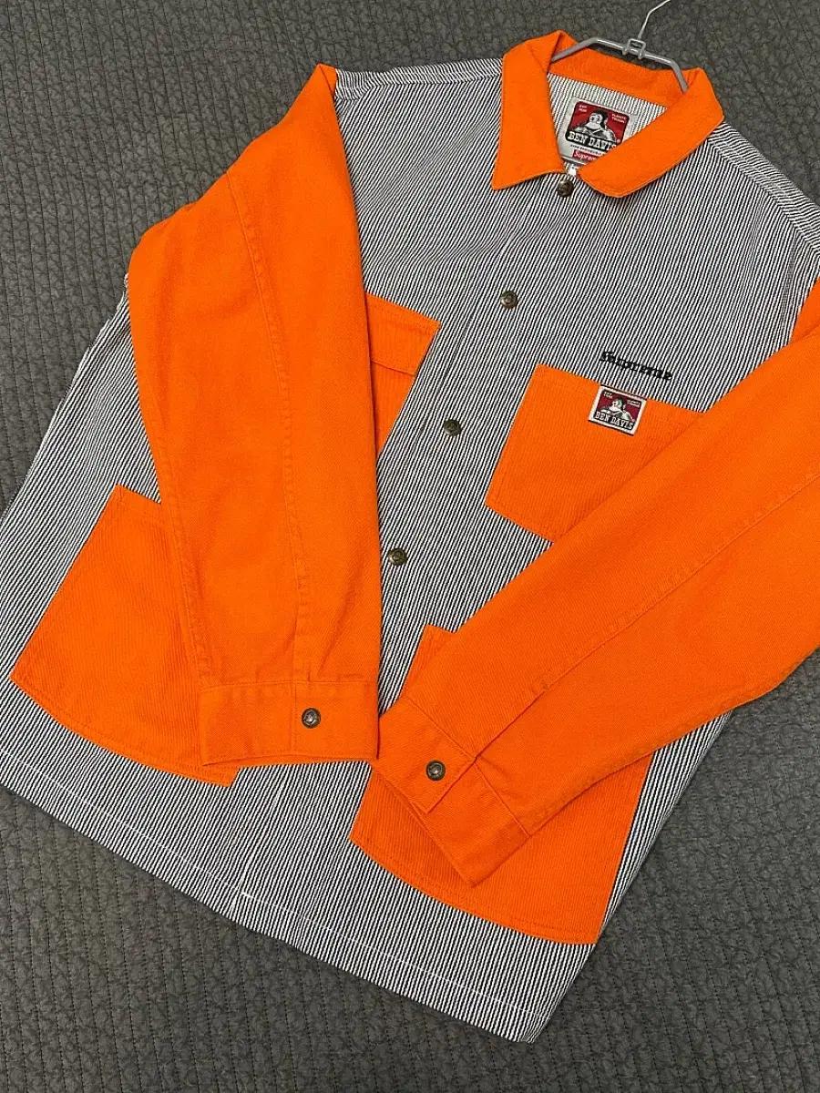19fw 벤데이비스 슈프림 초어코트 오렌지 L