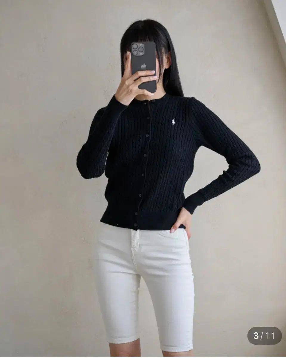 폴로 걸즈 케이블가디건 L (XL교환O)