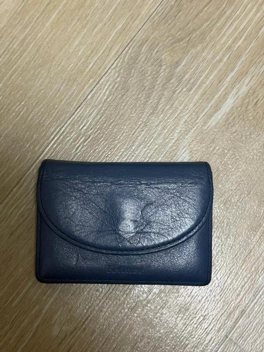 페넥 하프문 아코디언 카드지갑 더스트블루