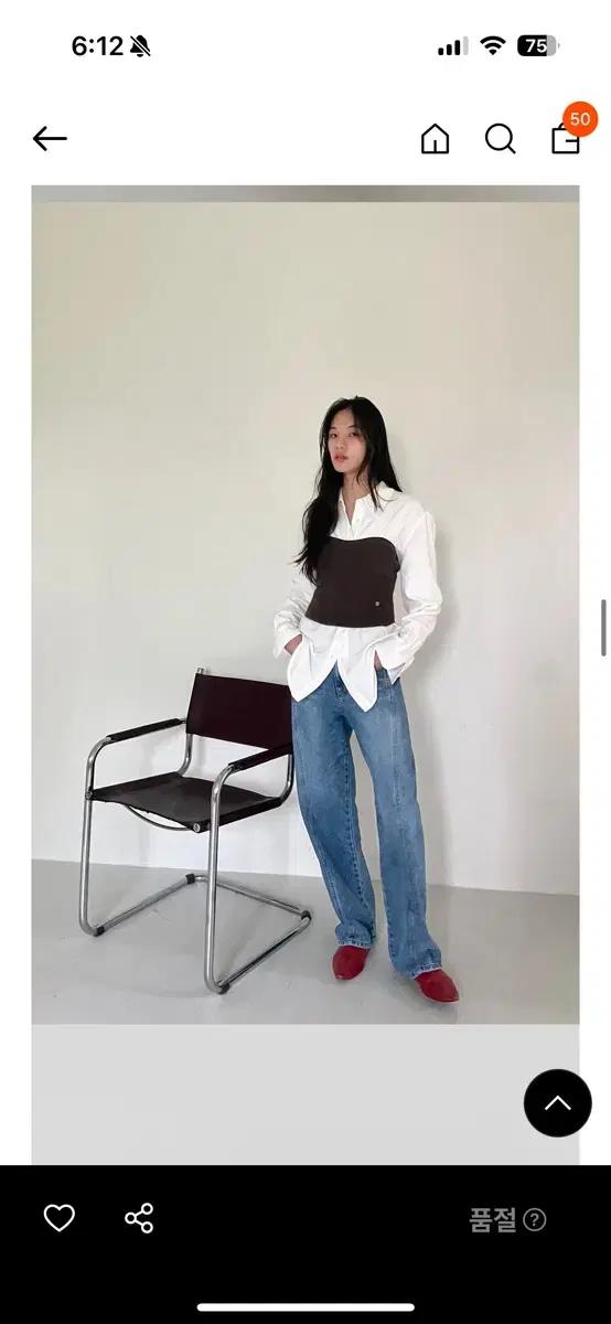 RRACE 레이스 니트 뷔스티에 카키 (거의 새상품)