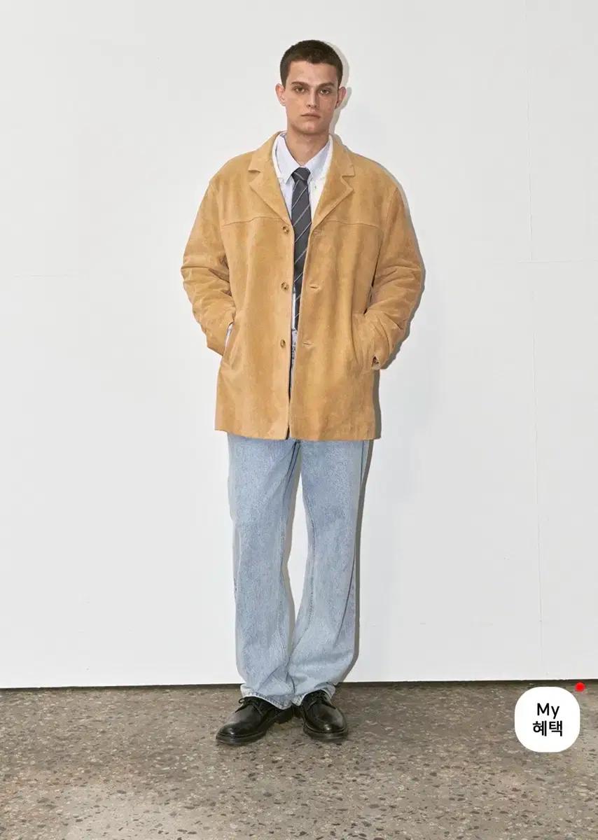 던스트 UNISEX SUEDE LEATHER HALF JACKET