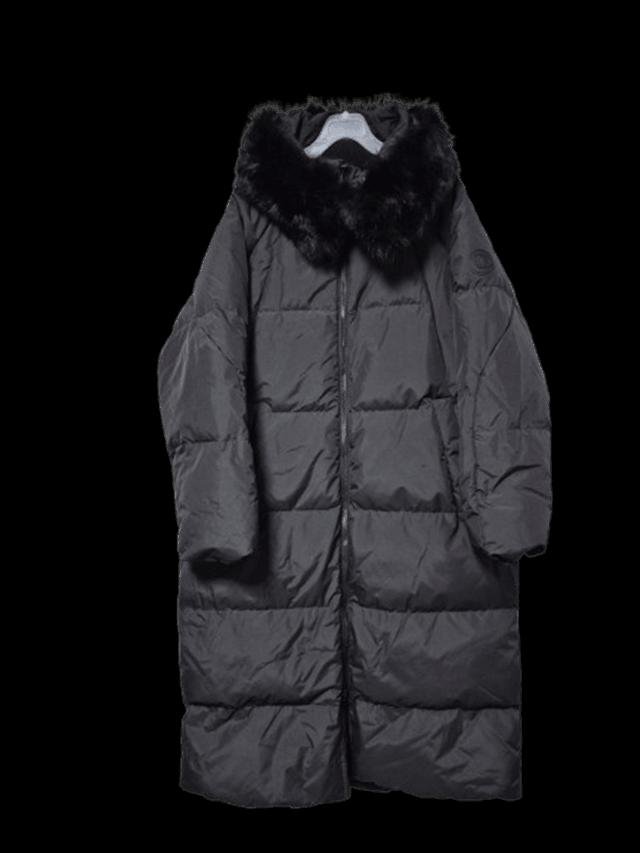 96나인틴식스 사가폭스여우퍼 정품 오리털 여성겨울롱다운패딩점퍼코트100