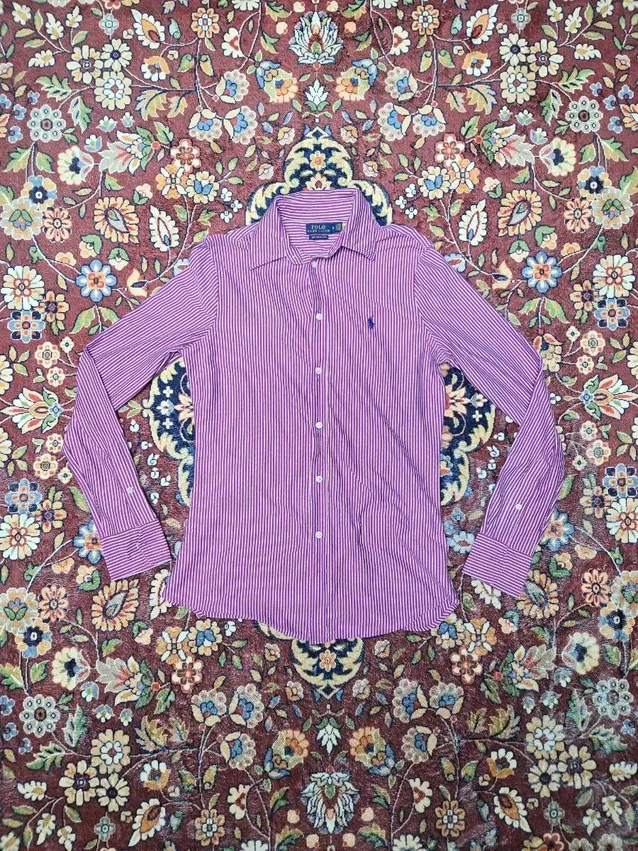 폴로 랄프로렌 여성 슬림핏 니트 드레스 셔츠 (M사이즈)