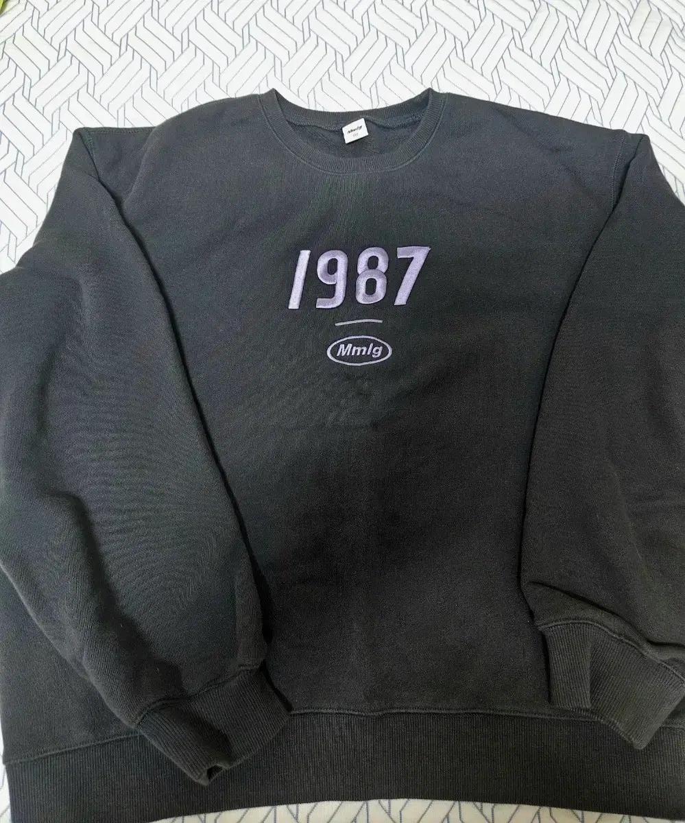 Mmlg 1987 맨투맨 다크 그레이