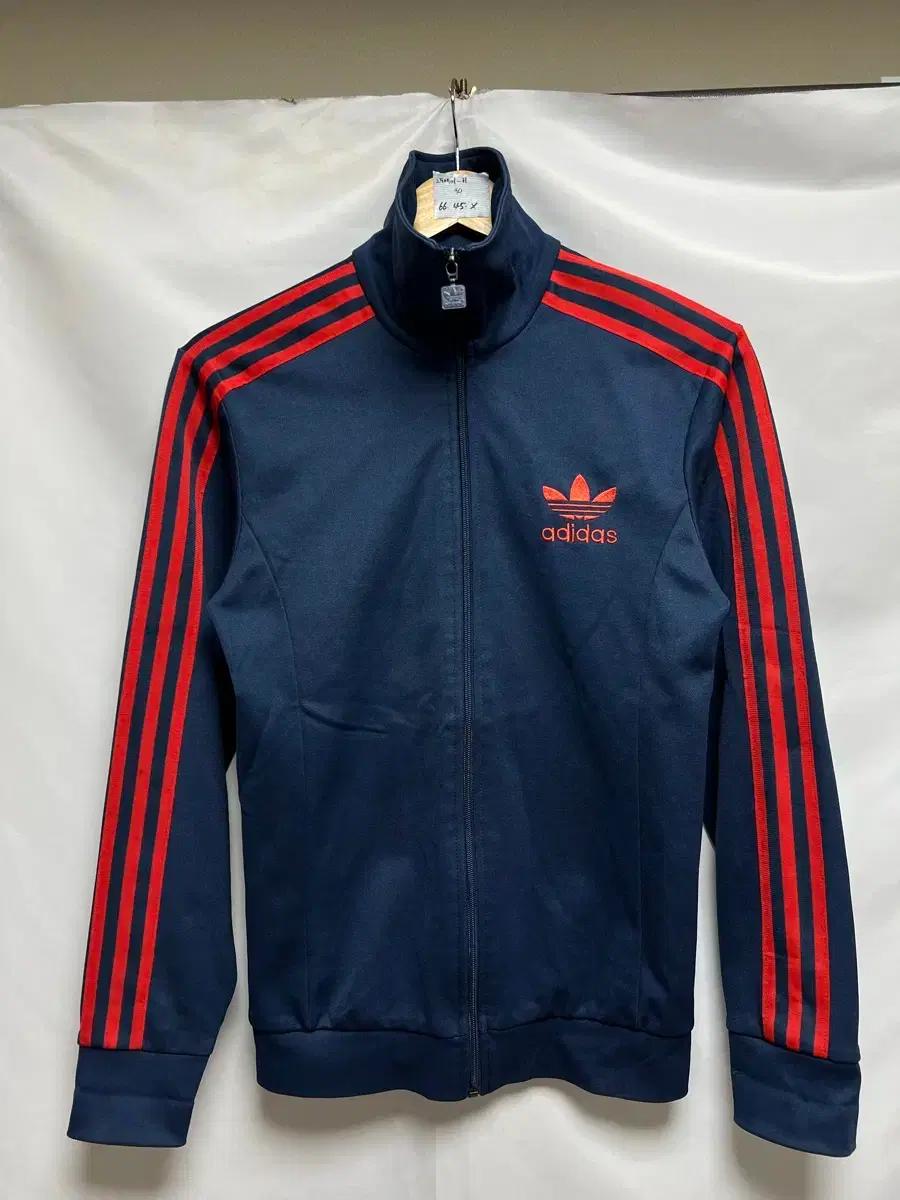 [90] 아디다스 올드스쿨 유로파 불꽃 져지 남빨 자켓 네이비레드