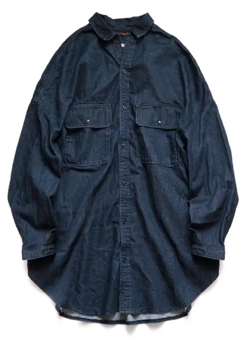 캐피탈 Kapital 12Oz Denim CPO Slappy Shirt