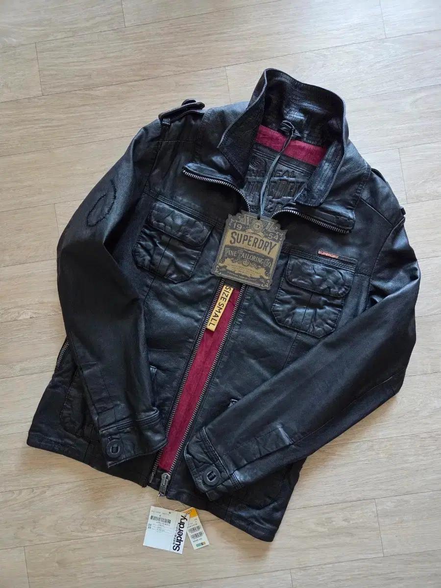 Superdry 슈퍼드라이 브래드 레더 자켓