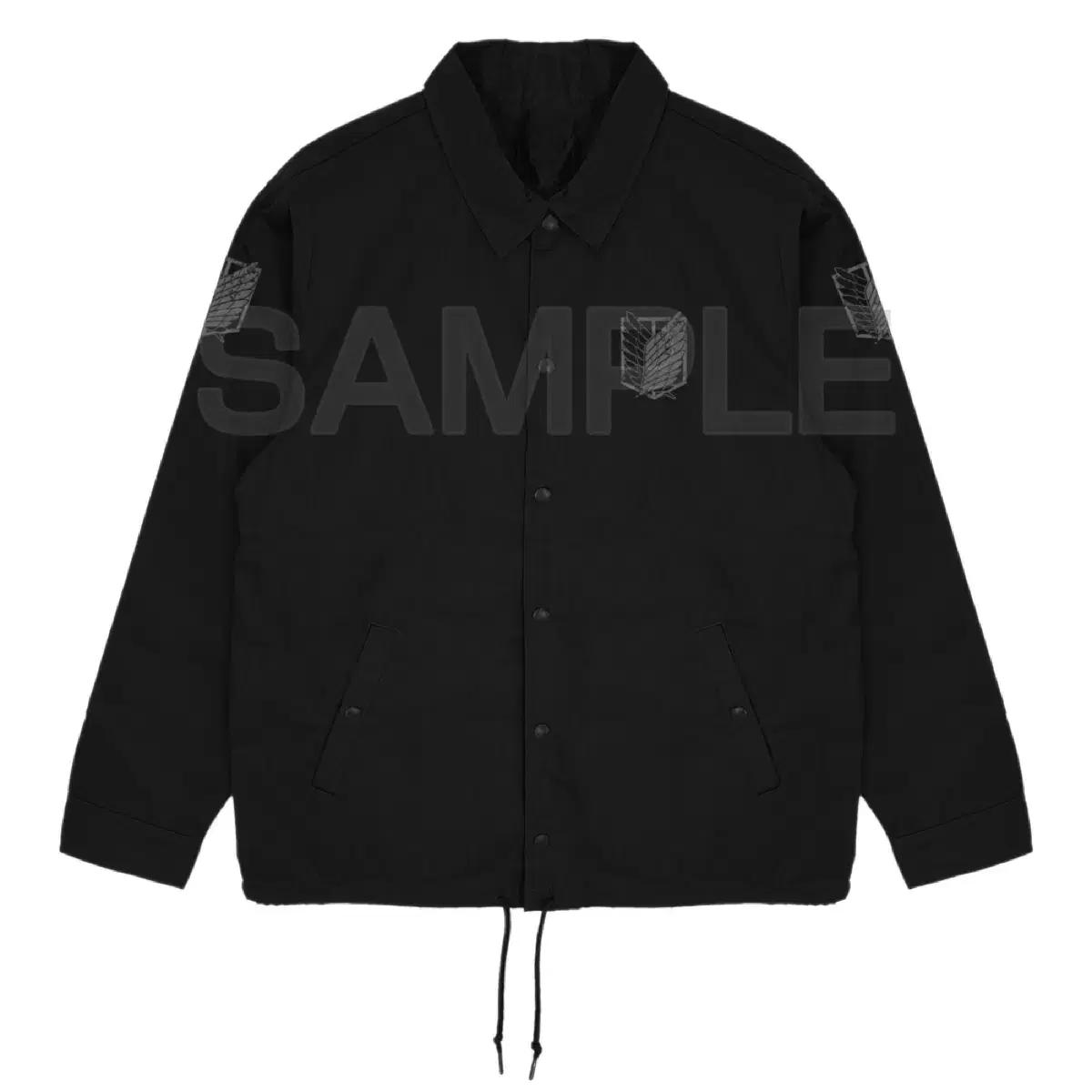 진격의 거인 조사병단 T/C 코치 자켓 블랙 XL COSPA 공식굿즈
