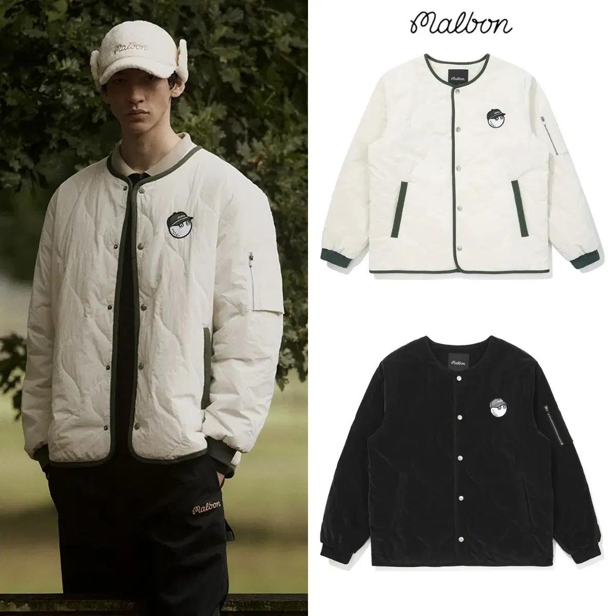 말본 남성 골프웨어 패딩 점퍼 자켓