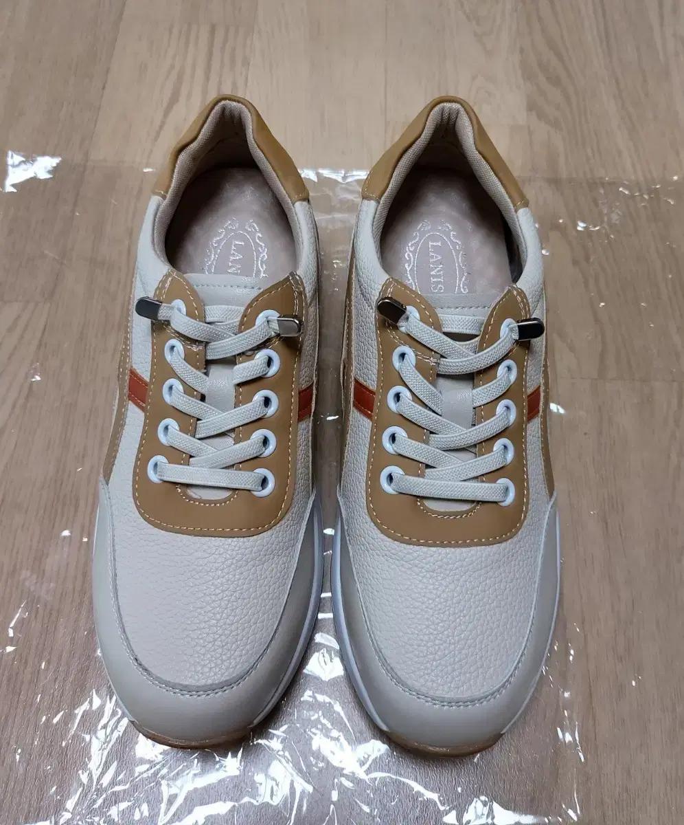 Lanis 여성 캐주얼 스니커즈 베이지240