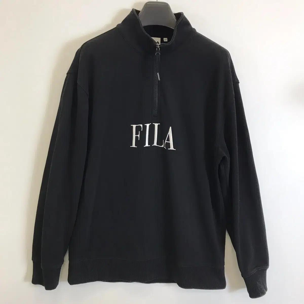 휠라 FILA 하프집업 스웻 자수로고 [XL]