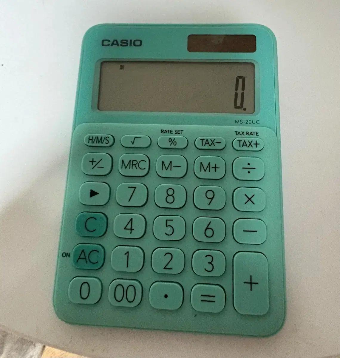 카시오 MS-20UC 계산기 민트