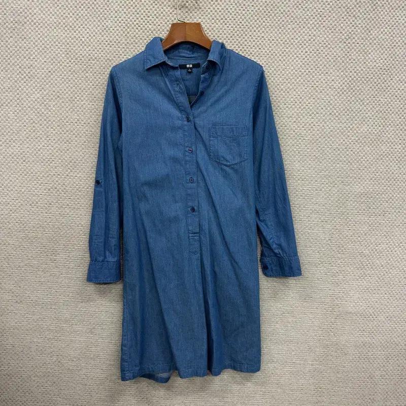 유니클로 포켓 캐주얼 롱 원피스 90 M06052