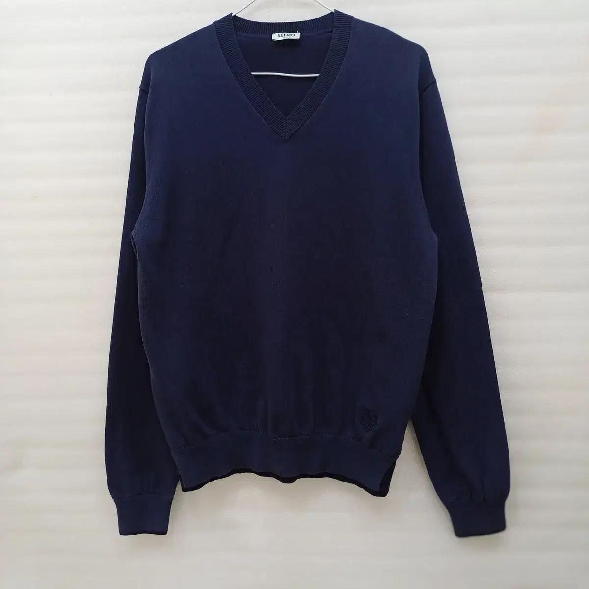 겐조 타이거 봄 가을 면 브이넥 니트 여성 L 편함 사랑봉봉