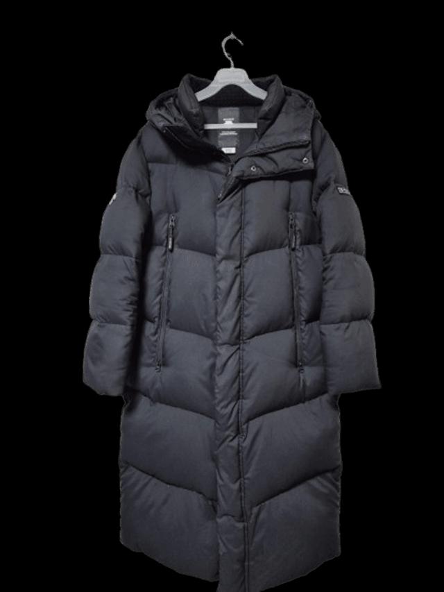 데상트 거위털 정품 여성 겨울 여자푸퍼눕시후드구스다운롱패딩점퍼코트85