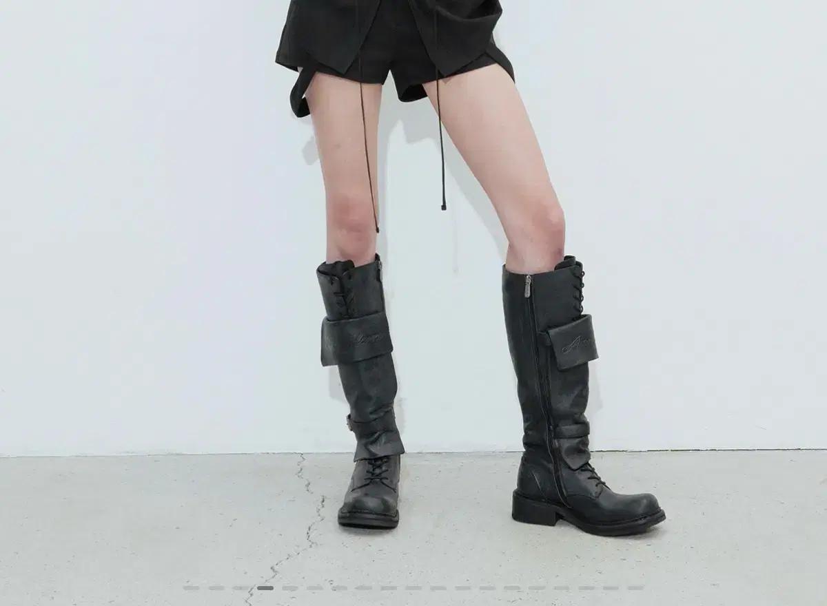 ANN ANDELMAN black vintage boots 보헤미안서울