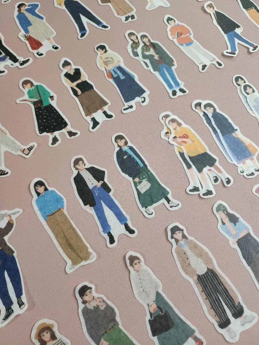 [다꾸처분] 인물 조각 스티커