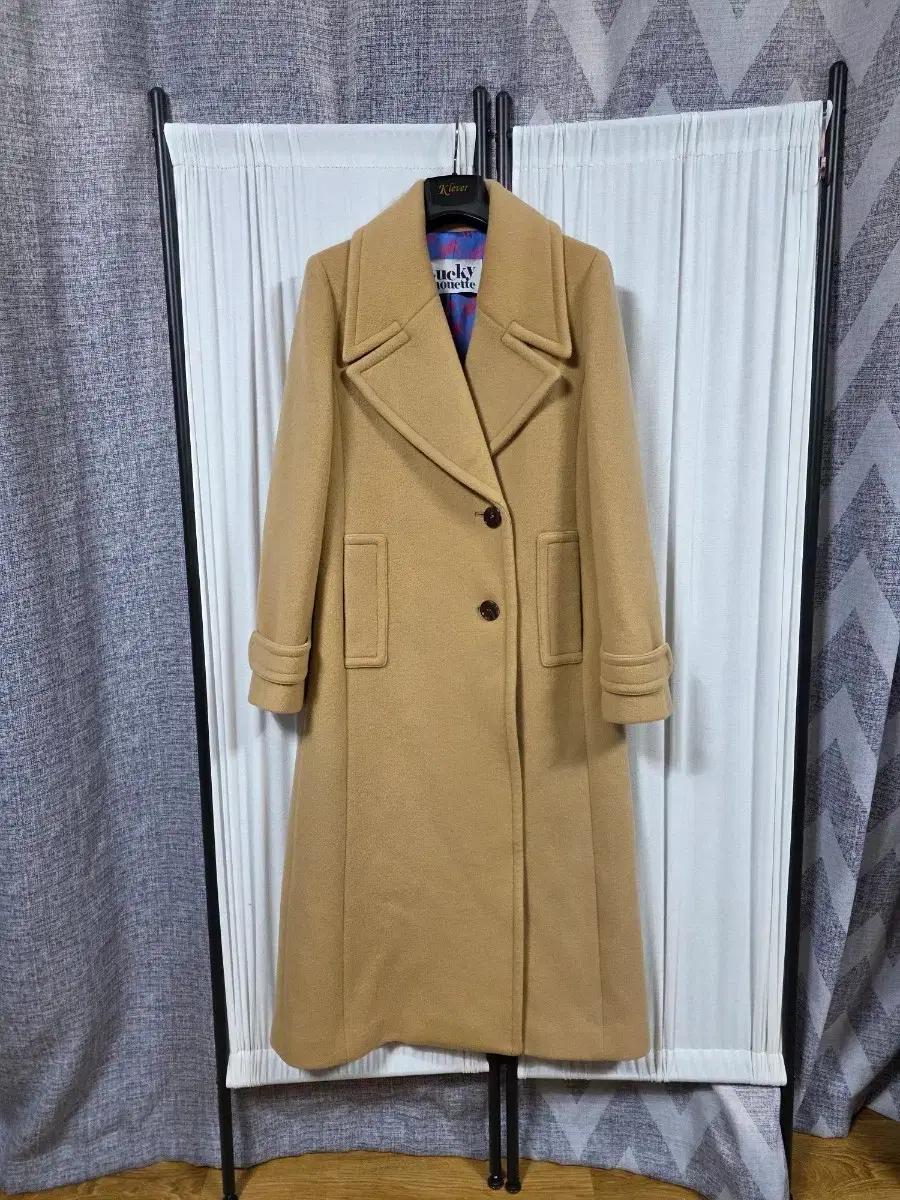 럭키슈에뜨캐시미어.울혼방롱코트(36)