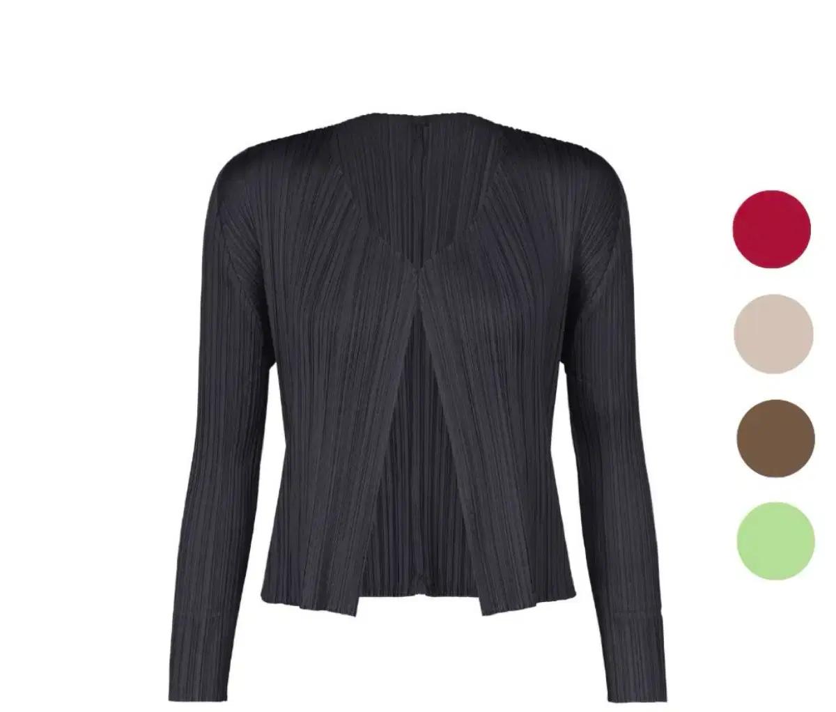 플리츠플리즈 가디건 새상품 사이즈3