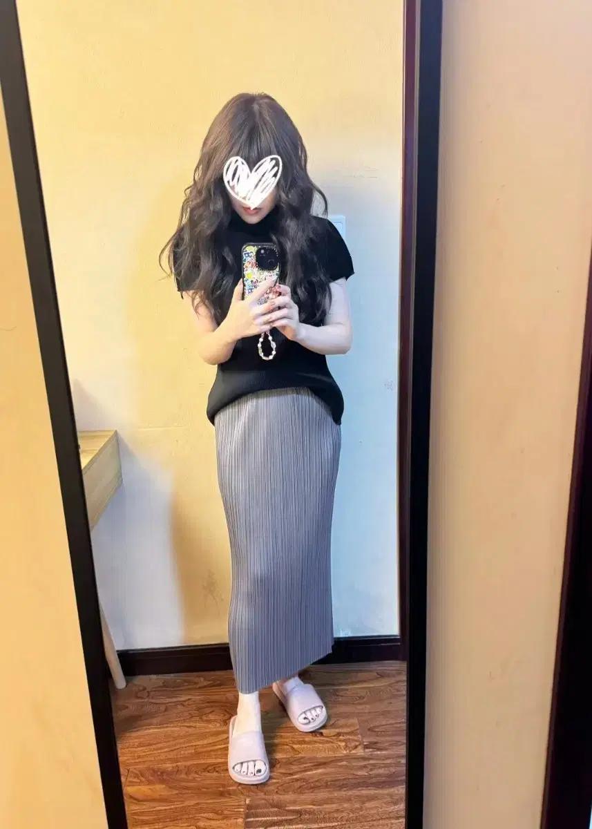 플리츠플리즈 베이직 미스트,베이직 스커트