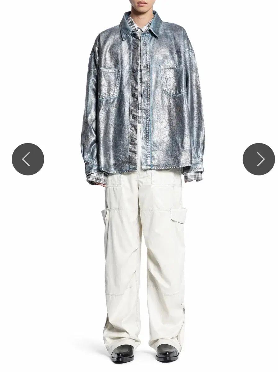 아크네/Acne Studios FAUX스웨이드 와이드팬츠/카고팬츠