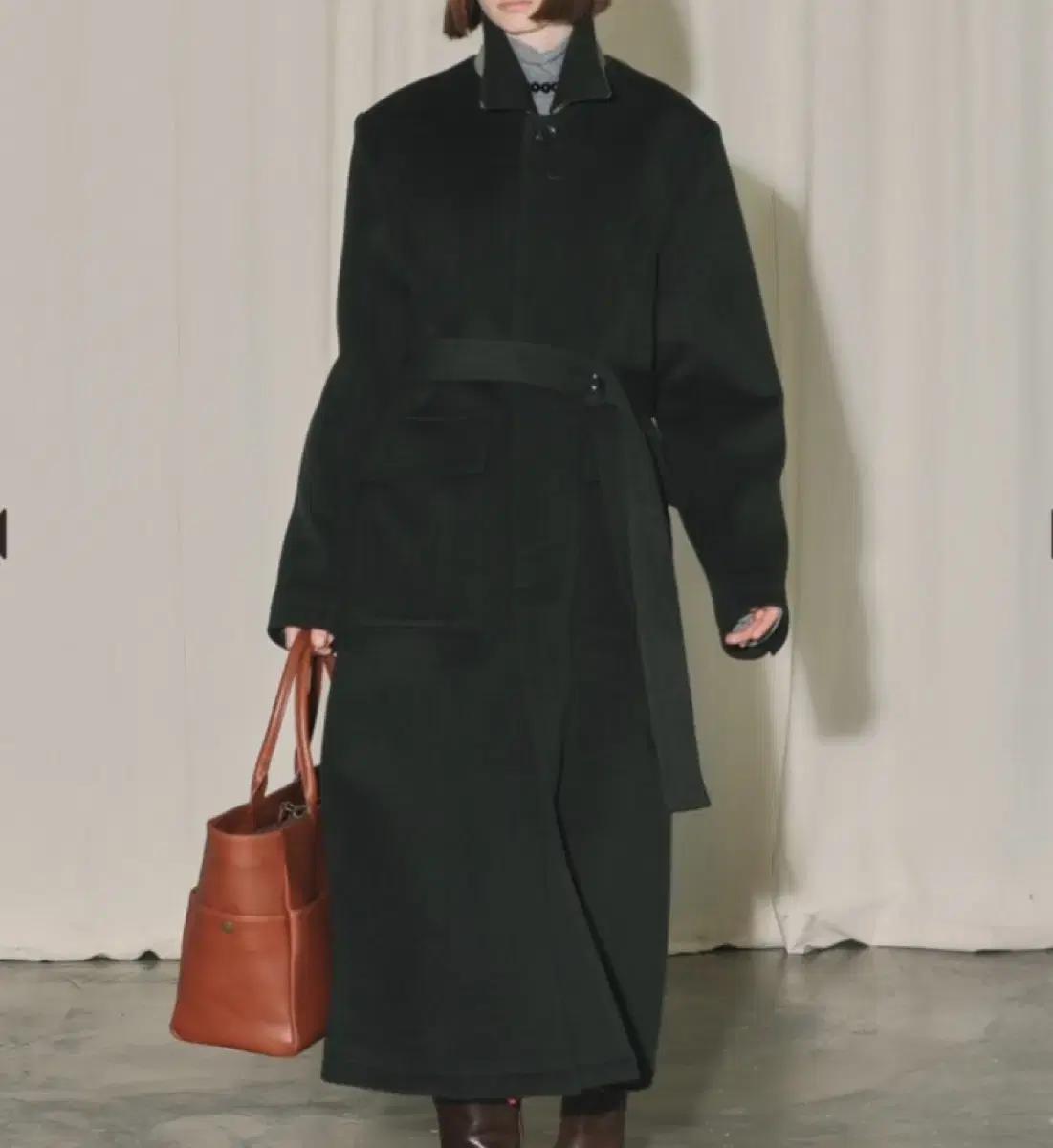 에토스 ETHOS BELT COAT (DEEP KHAKI)
