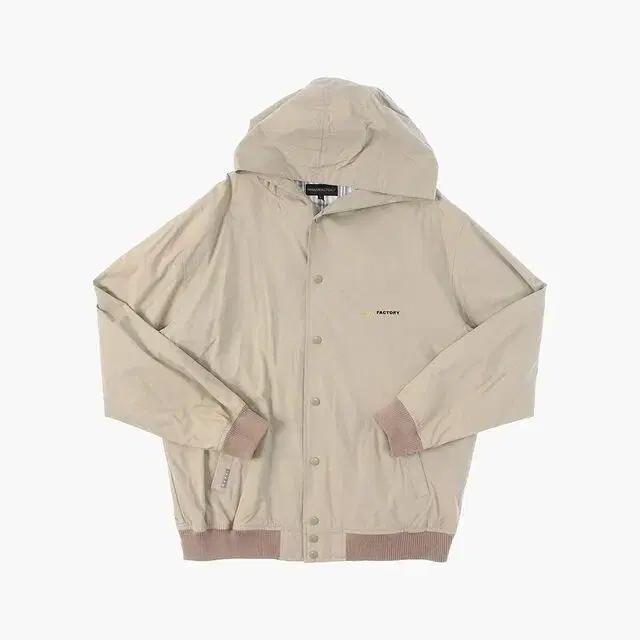 MANU FACTORY 빅사이즈 후드 바람막이 베이지 점퍼