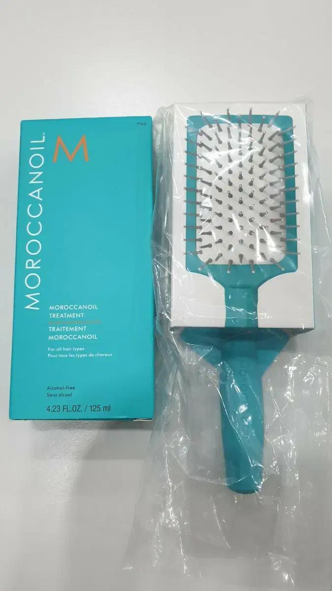모로칸오일 트리트먼트 125ml + 브러쉬 세트